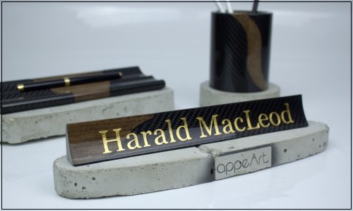 Desk Name Plate Textimage 500x300